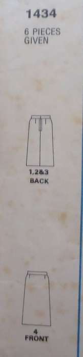 STYLE PATTERNS 1434 SET OF SKIRTS - SIZE 14 WAIST 71 CM COMPLETE