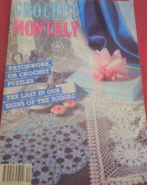 CROCHET MONTHLY NUMBER 104 -32 A4 PAGES