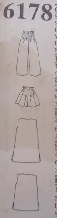 NEW LOOK PATTERNS 6178 STOPS-SHORTS-PANTS 7 SIZES IN ONE 10 - 22 -COMPLETE