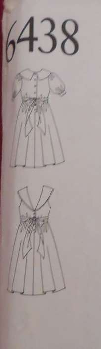 NEW LOOK PATTERNS 6438  GIRLS PARTY DRESS 9 SIZES IN ONE 4 - 12 YEARS COMPLETE-UNCUT-F/FOLDED