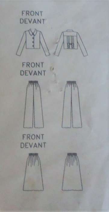 BUTTERICK 3062 TOP-SKIRT-PANTS SIZE 6 - 8 - 10 SEE LISTING