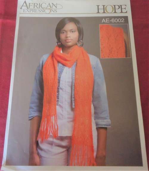 AFRICAN EXPRESSIONS #AE-6002 - LACE SCARF - HOPE