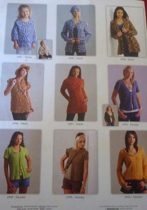 ELLE  #  6992  FRILL CARDIGAN SIZE 82 - 117 CM