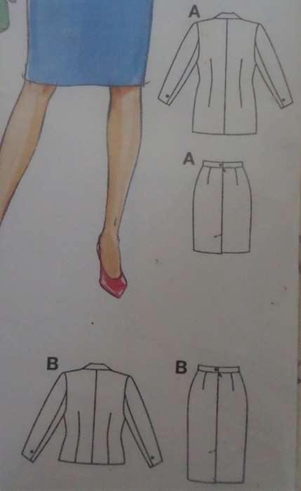 BURDA 4392 LADIES SUIT SIZE 10 - 20 - COMPLETE-UNCUT-F/FOLDED