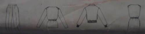 VOGUE 7589 JACKET-TOP-DRESS-PANTS SIZE 12 COMPLETE-PART CUT