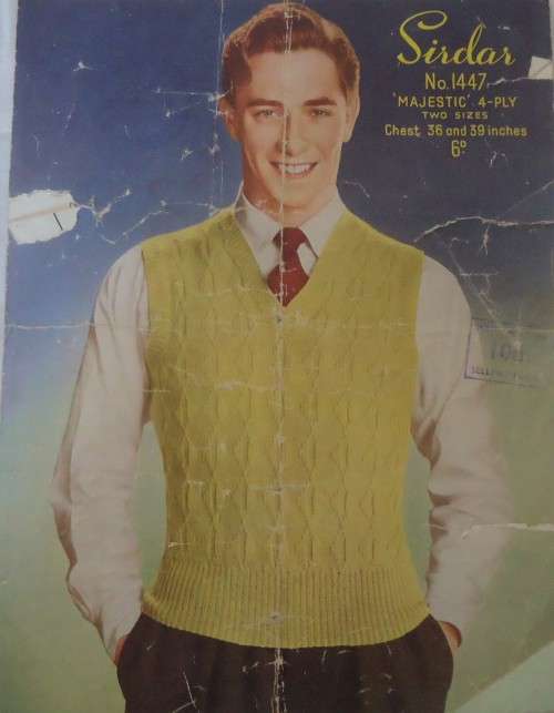 SIDAR NO 1447 MAN`S PULLOVER SIZES 36-39`