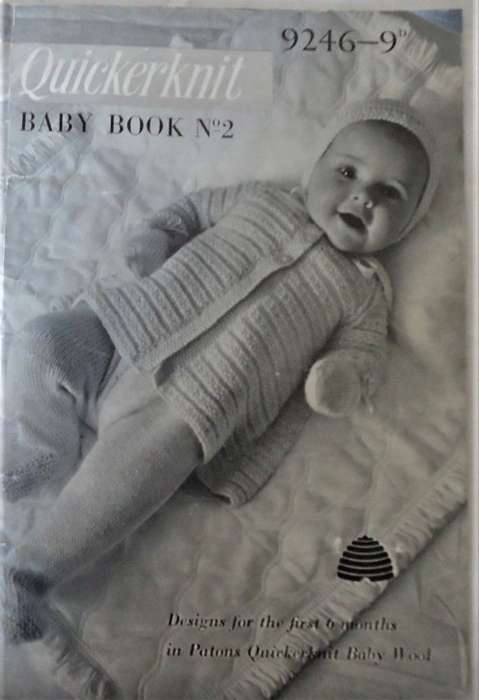 PATONS 9246 QUICKERKNIT BABY BOOK 2- 16 A5 PAGES