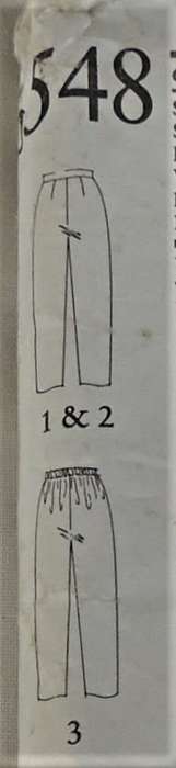 NEW LOOK PATTERNS 6548 SET OF PANTS SIZE 8-20  COMPLETE