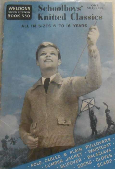 WELDONS BOOK 330  SCHOOLBOYS` KNITTED CLASSICS