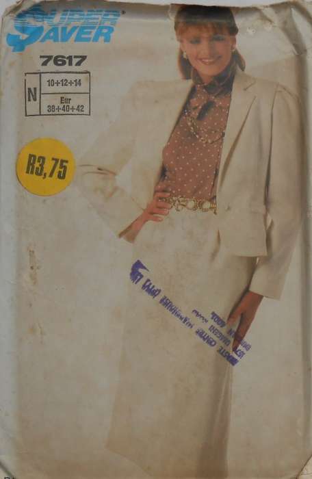 SIMPLICITY PATTERNS 7617 JACKET & SKIRT SIZE N10-12-14 COMPLETE-UNCUT-F/FOLDED