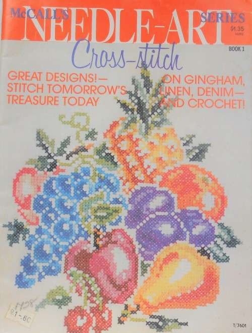 McCALLS NEEDLE-ART CROSS STITCH BOOK 1 - 68 PAGES