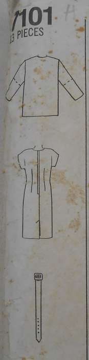 SIMPLICITY 7101 DRESS AND UNLINED JACKET SIZE N5 10 - 18 COMPLETE