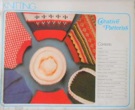 KNITTING- CREATIVE PATTERNS -28 PAGE SOFT COVER WITH PATTERNS
