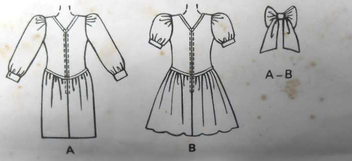 McCALLS 6470 GIRLS DROPPED WAIST DRESSES SIZE 7-8-10 YEARS COMPLETE-UNCUT-F/FOLDED
