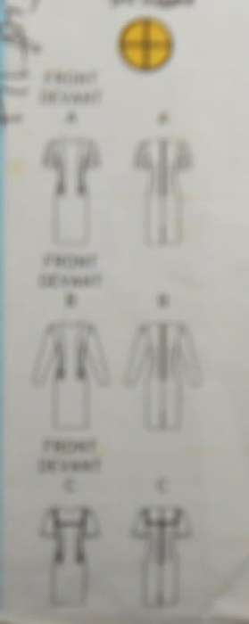 BUTTERICK 5312 LOOSE FITTED STRAIGHT DRESS - SIZE 12-14-16 COMPLETE-CUT TO 14