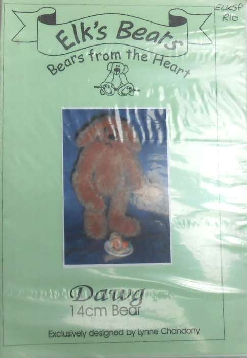 DAWG - 14 CM  BEAR - ELK`S BEARS - PATTERN ONLY