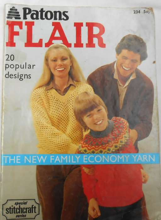 PATONS FLAIR - 20 POPULAR DESIGNS -  20 PAGES A4 SIZE # 234