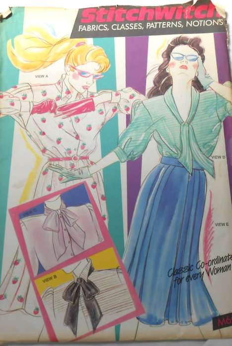 STITCHWITCH M601 CLASSIC CO-ORDINATES DOR EVERY WOMAN - BLOUSES & PLEATED SKIRTS SIZE 6-22