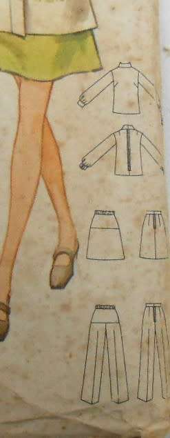 VINTAGE BUTTERICK 5661 MATERNITY ONE PIECE PINAFORE-TUNIC-BLOUSE-SKIRT-PANTS-SCARF SIZE 14 BUST 36