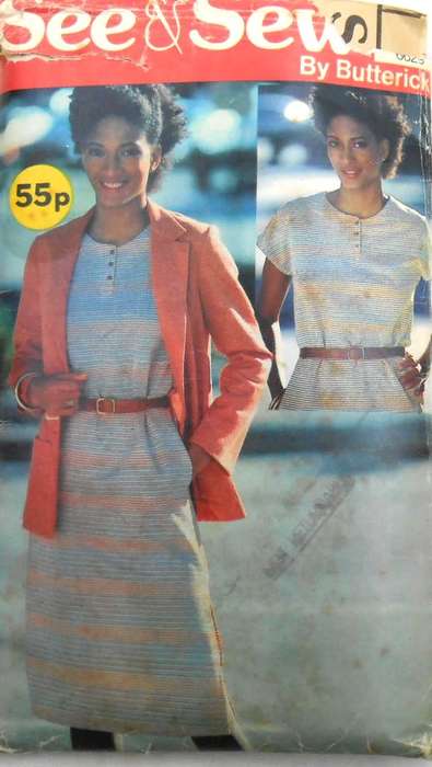 BUTTERICK 6629 JACKET-DRESS SIZE 14-16-18  COMPLETE-MOSTLY UNCUT