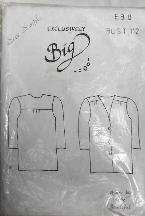 SEW SIMPLE VB 6 EXCLUSIVELY BIG  JACKET-BUST 112 CM