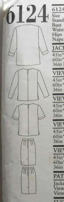 NEW LOOK PATTERNS 6124 JACKET-TOP-SKIRT SIZE 8-18 SEE LISTING
