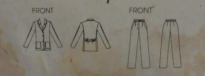 VOGUE 7882 JACKET-PANTS SIZE 14 SEE LISTING-ZIPLOC