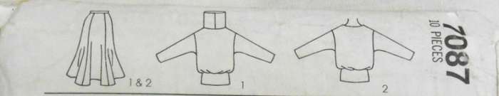 SIMPLICITY 7087 TWO PIECE DRESS SIZE 12-14-16 COMPLETE