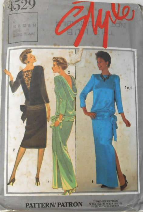 STYLE 4529 PULLOVER TOP & SKIRT SIZE 10-12-14-COMPLETE-CUT TO SIZE 14