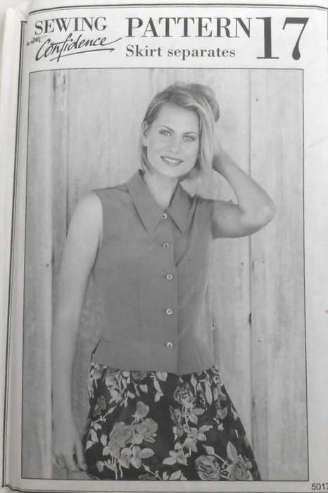 SEWING WITH CONFIDENCE 17 SKIRT SEPARATES SIZE 8-18 -COMPLETE-UNCUT-F/FOLDED