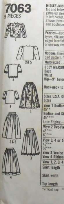 SIMPLICITY 7063 TWO PIECE DRESS WITH TRIM VARIATIONS SIZE 14-22 COMPLETE-CUT TO 22-SEE LISTING