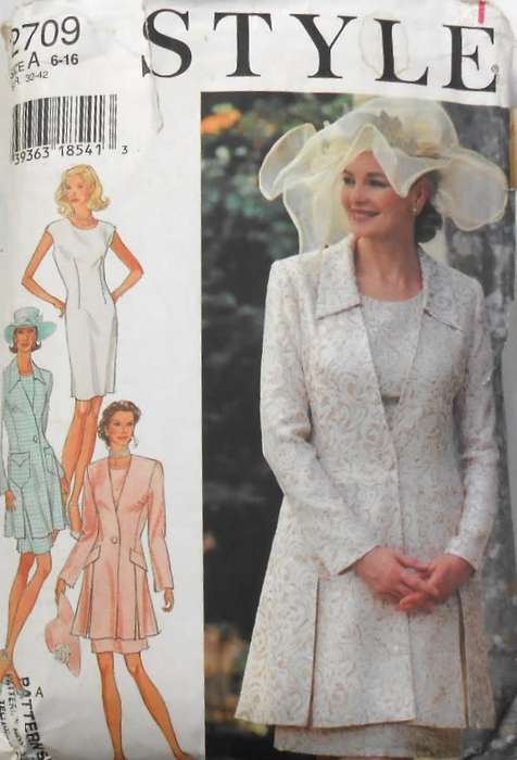 STYLE 2709 SMART DRESS & JACKET SIZE 6-16 SEE LISTING