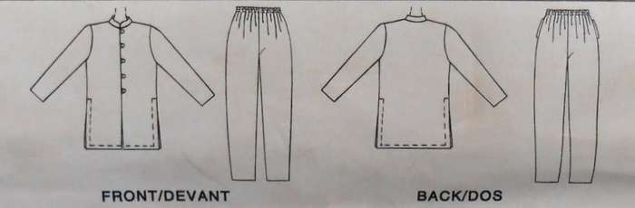 McCALLS 7928 TUNIC WITH STAND UP COLLAR & PULL ON PANTS SIZE 8-10-12-14 COMPLETE-UNCUT-F/FOLDED