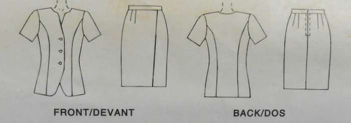 McCALLS 8025 UNLINED JACKET-SKIRT SIZE 8-10-12-14 COMPLETE-UNCUT-F/FOLDED