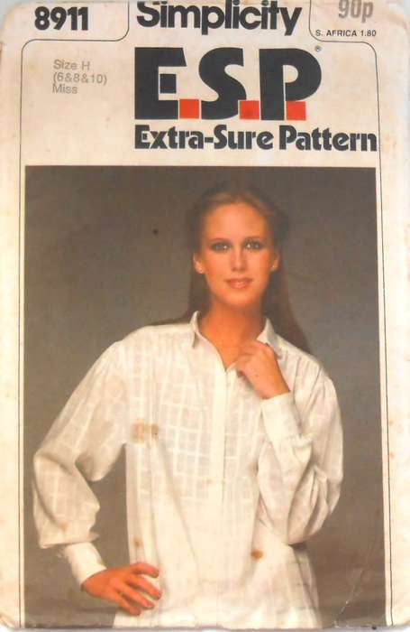 SIMPLICITY 8911 SHIRT SIZE 6-8-10 COMPLETE-UNCUT-F/FOLDED