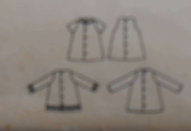 BUTTERICK 414 - ONE PIECE DRESS SIZE 3 YEARS - THE POCKET & TIE PATTERNS ARE NOT SUPPLIED