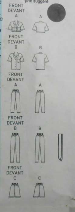 BUTTERICK 4109 SKIRT ONLY SIZE 6-8-10 NO PANTS OR SHORTS PATTERN