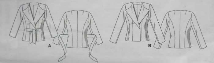 McCALLS M6329 LINED JACKETS SIZE 8-10-12-14-16 COMPLETE-UNCUT-F/FOLDED
