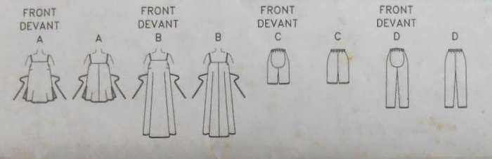 BUTTERICK 3403 MATERNITY TOP-DRESS-SHORTS-PANTS SIZE 14-16-18 PART CUT TO SIZE 14