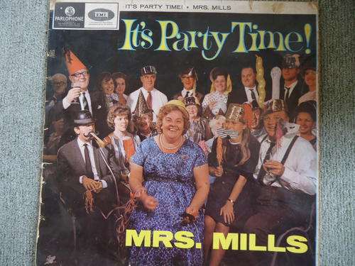 MRS MILLS - "IT'S PARTY TIME" VINYL LP IN GOOD CONDITION