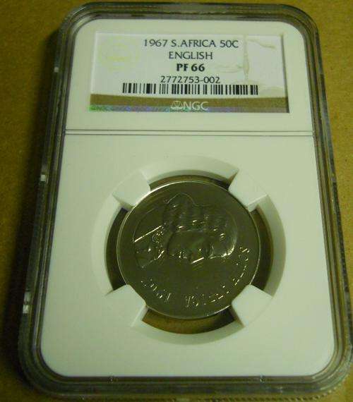 1967 50c ENG - PF66 GRADED - ONLY 2 GRADED BY NGC