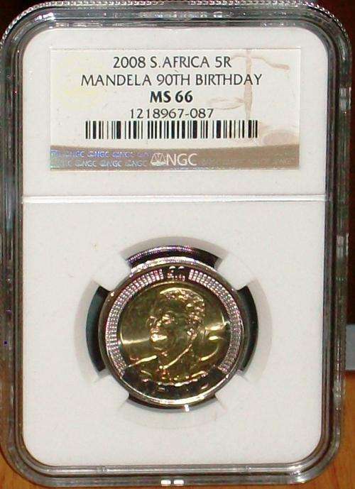 2 day only - 50 X AVAILABLE - buy now very low price - MS66 NGC GRADED COIN 2008 R5 B-DAY COINS @@