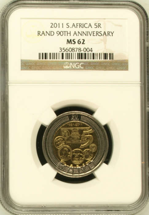 SARB - MS62 - 90th ANNIVERSARY