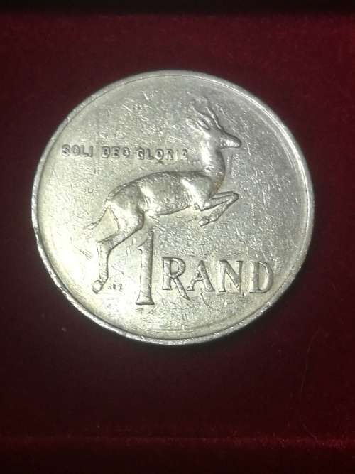1987 1 RAND COIN SOUTH AFRICA DENOMINATION.