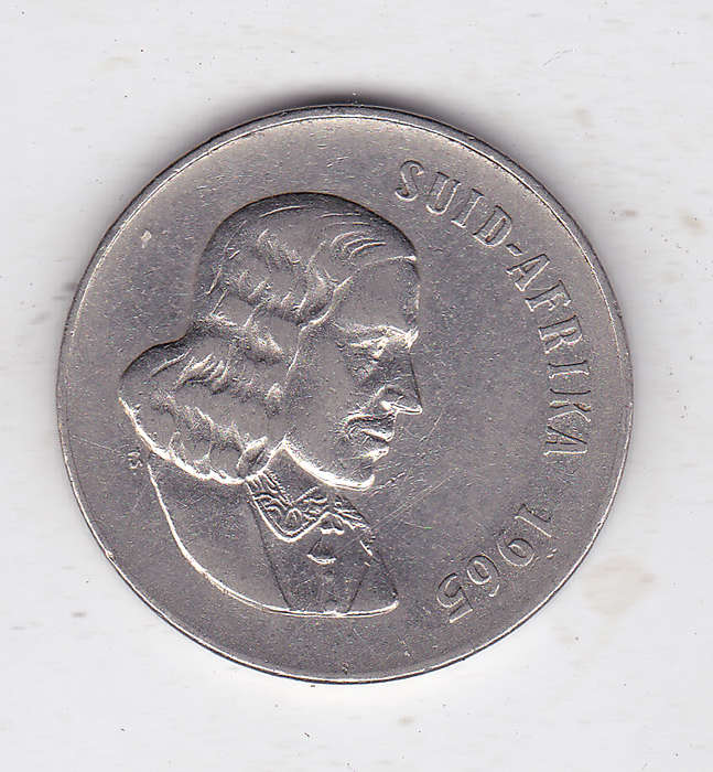 SUID AFRIKA 50 CENTS 1965