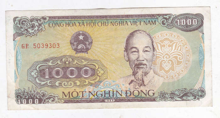 VIET NAM 1000 DONG 1988