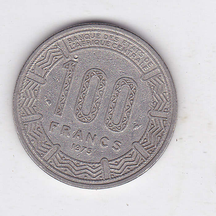 GABON 100 FRANCS 1975