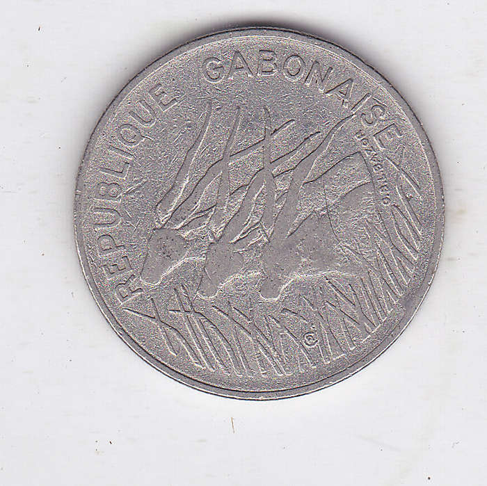 GABON 100 FRANCS 1975