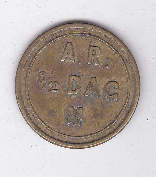 MONTAGU DIVISIONAL COUNCIL 1/2 DAY LABOUR TOKEN