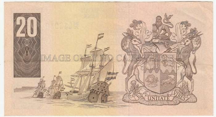 SOUTH AFRICA R20 DE KOCK 1984 D479 333030 - ALL THE 3'S - XF